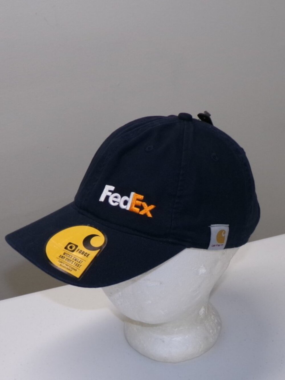 NWT Carhartt Force FEDEX Freight Home Delivery Adjustable Baseball Cap Hat Blue
